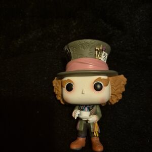 Funko Pop Mad Hatter with Pink Hat and Orange Hair